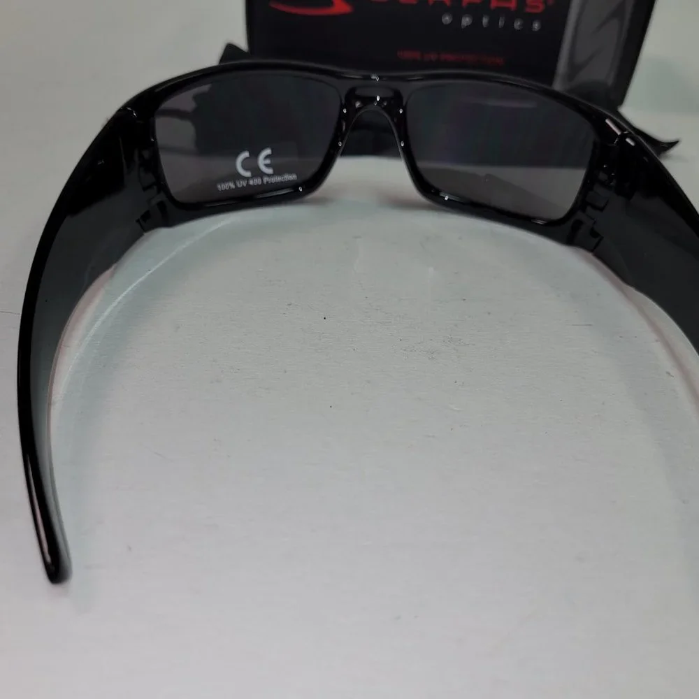 Serfas Mash Sunglasses Gloss Black With Silver Lenses #5011 Retail $50 - Picture 9 of 13